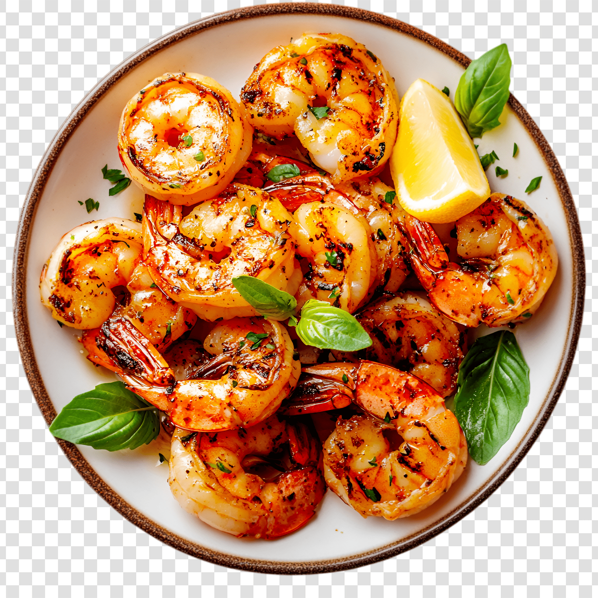 Grilled shrimp