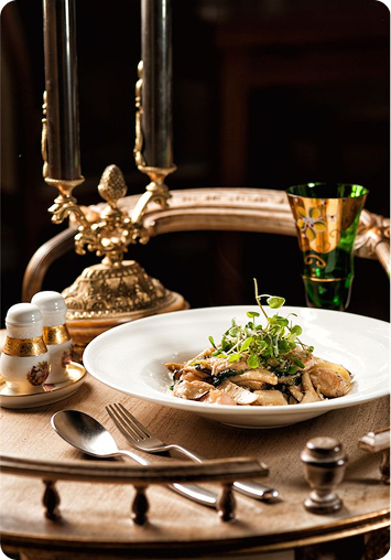 Beautiful served plate